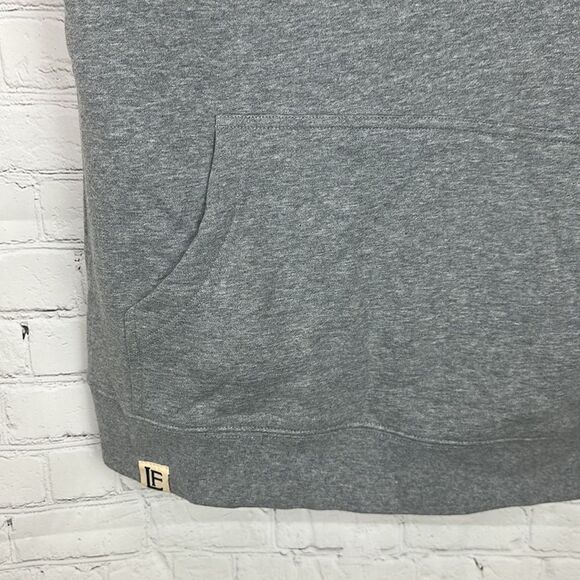 Live Fit Cut Off Hoodie Gray Size Small - Picture 2 of 5